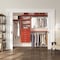 John Louis Home Solid Wood Walk-In Closet System with 6 Drawers Red Mahogany JLH-317 - alternate 1